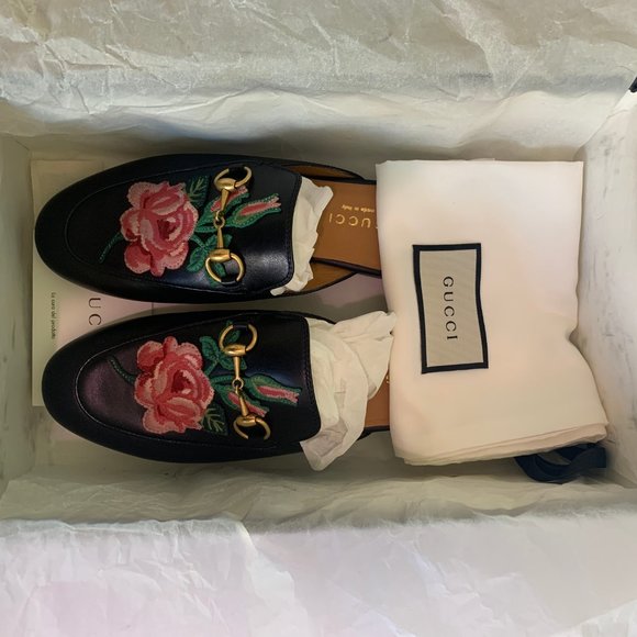 AUTHENTIC GUCCI Princetown Loafers Size 5.5 NWT - Picture 5 of 5